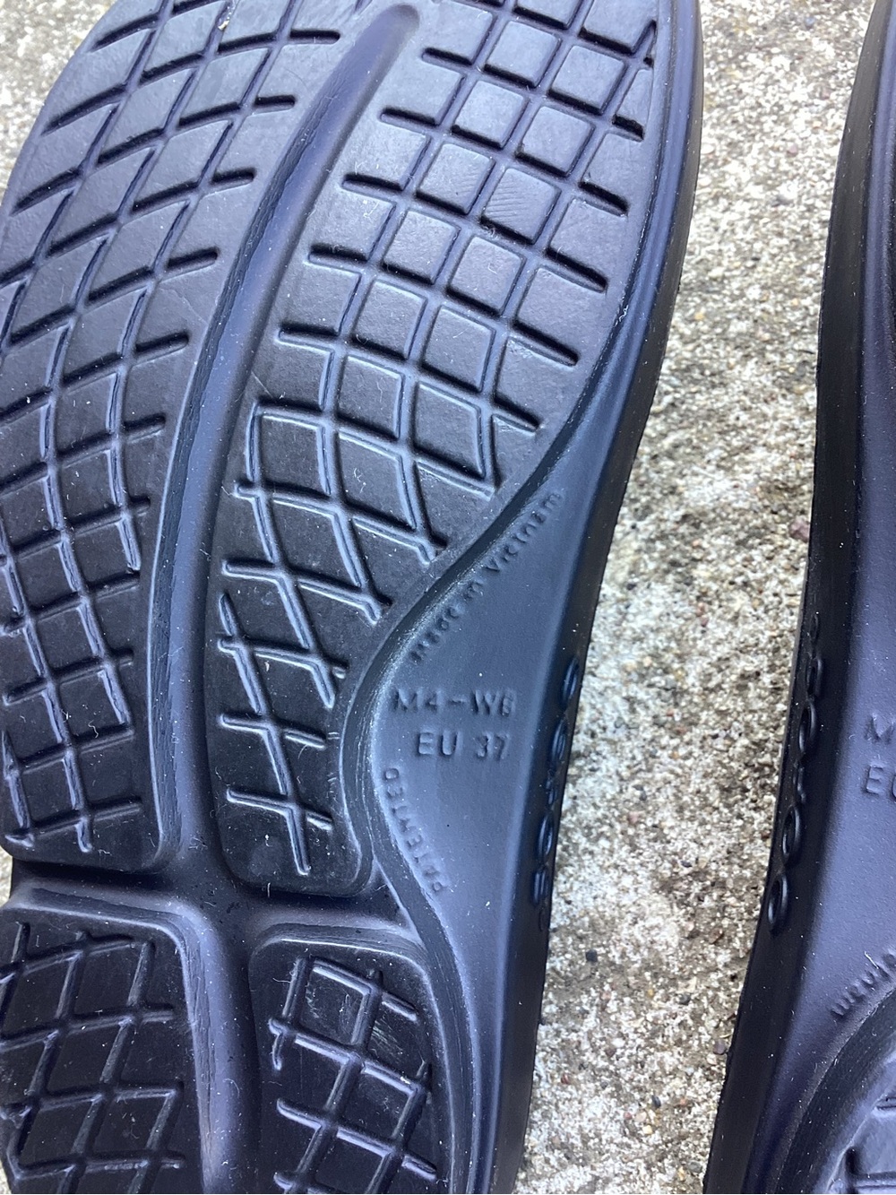 OOFOS OOahh Recovery Luxe Slides Iridescent Midnight Spectre Comfort Sandals 6 - Picture 5 of 9